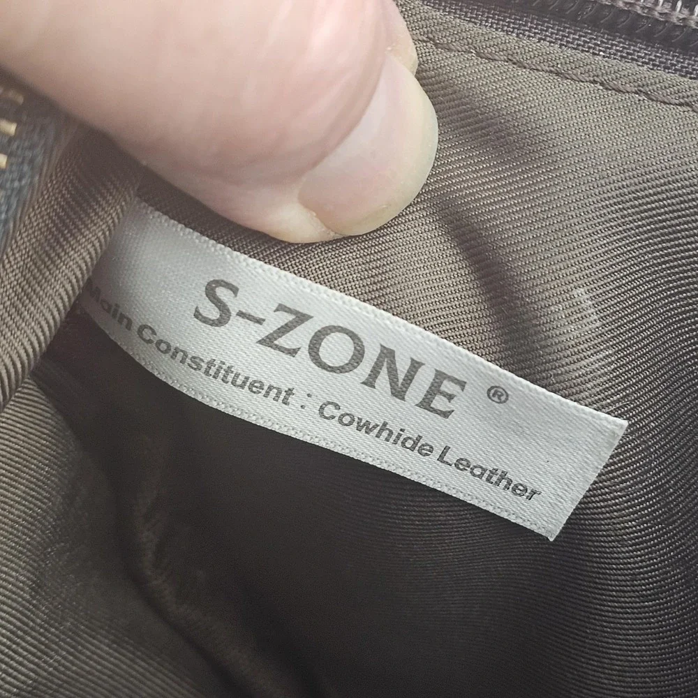 S-ZONE Crossbody Purse Womens Small Green Leather Round Circle Bag Zip